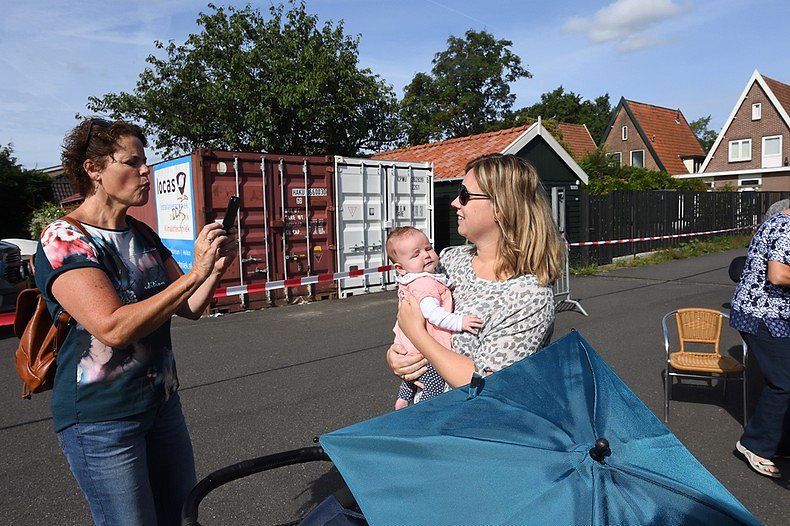 mieke was van de uitzwaai ploeg